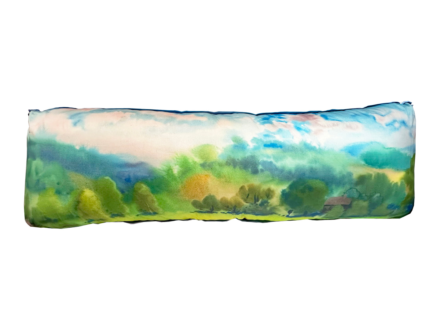 The Watercolor Landscape Jumbo Body Pillow