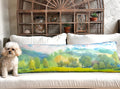 The Watercolor Landscape Jumbo Body Pillow