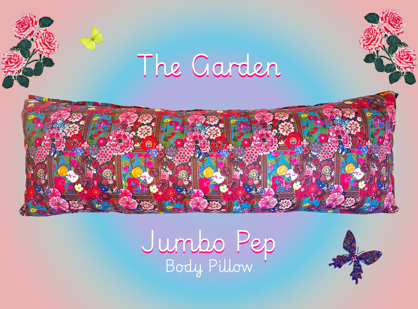The Garden JUMBO Body Pillow