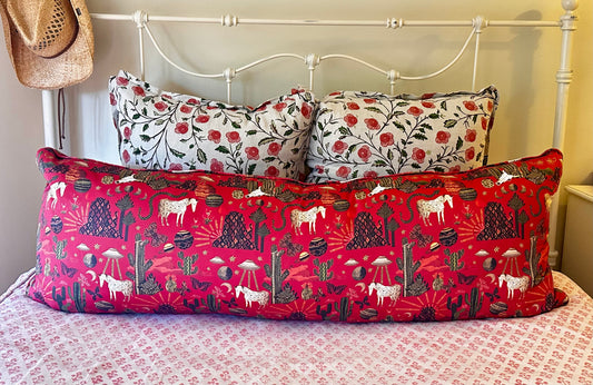 The Red Western Jumbo Body Pillow