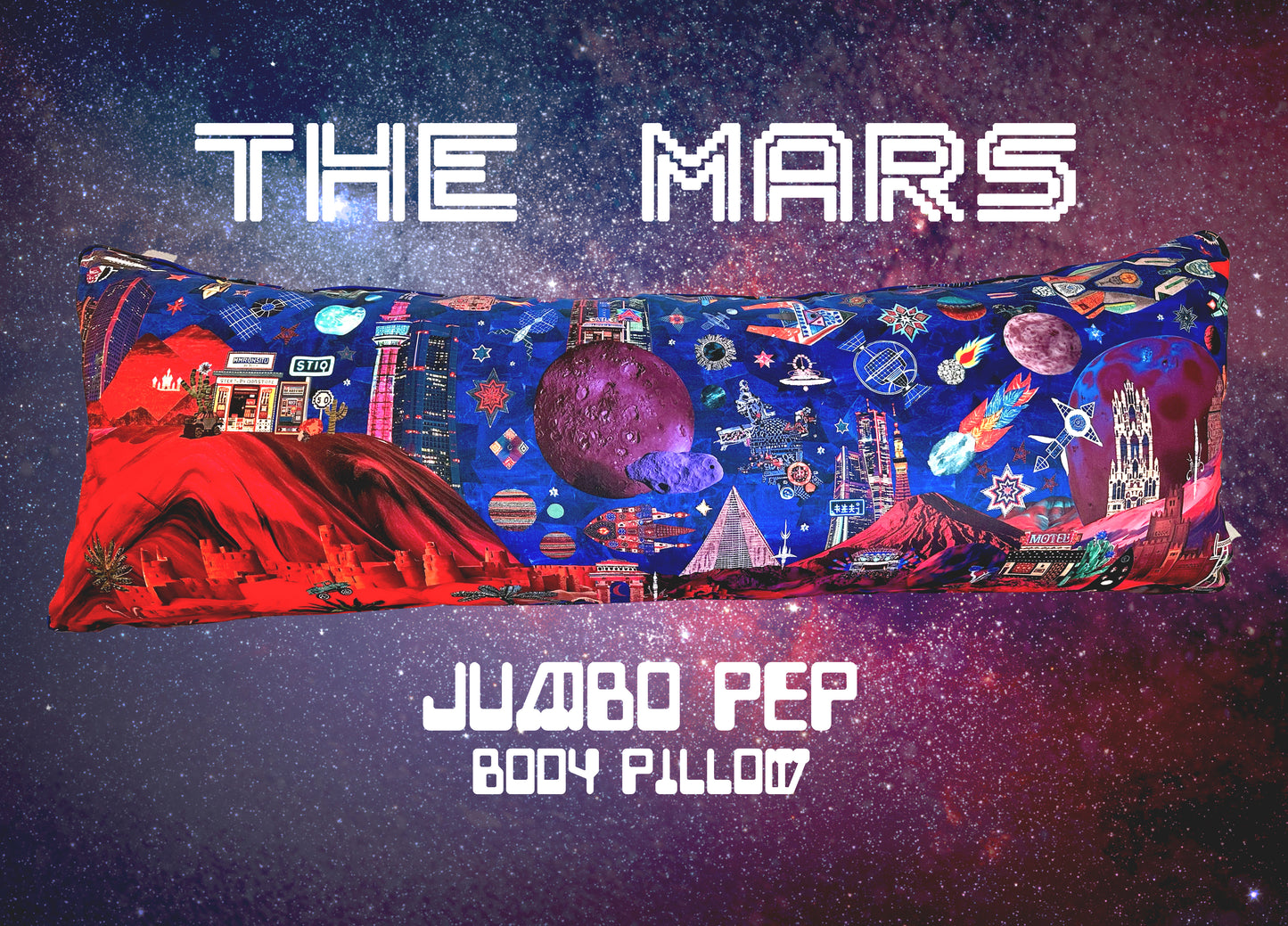 The Mars JUMBO Body Pillow