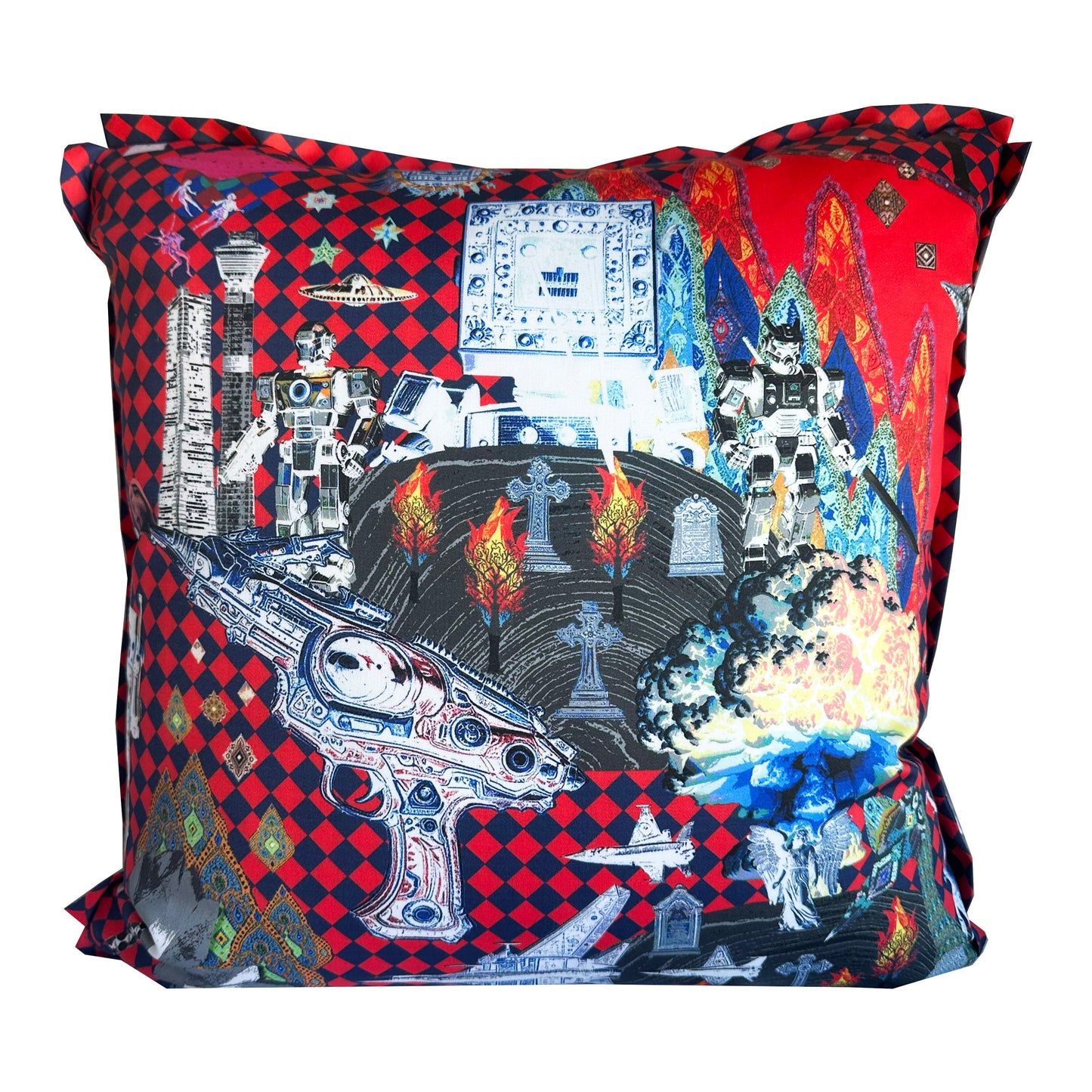 The Apocalypse Pillow 🔥☄️🤖⋆༺𓆩☠︎︎𓆪༻⋆