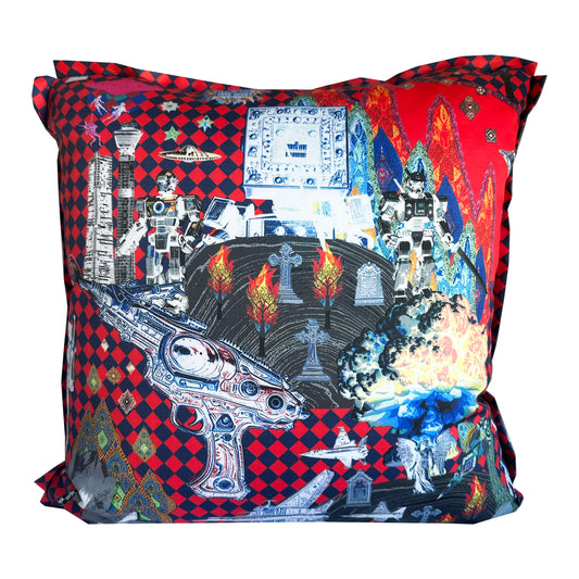 The Apocalypse Pillow 🔥☄️🤖⋆༺𓆩☠︎︎𓆪༻⋆