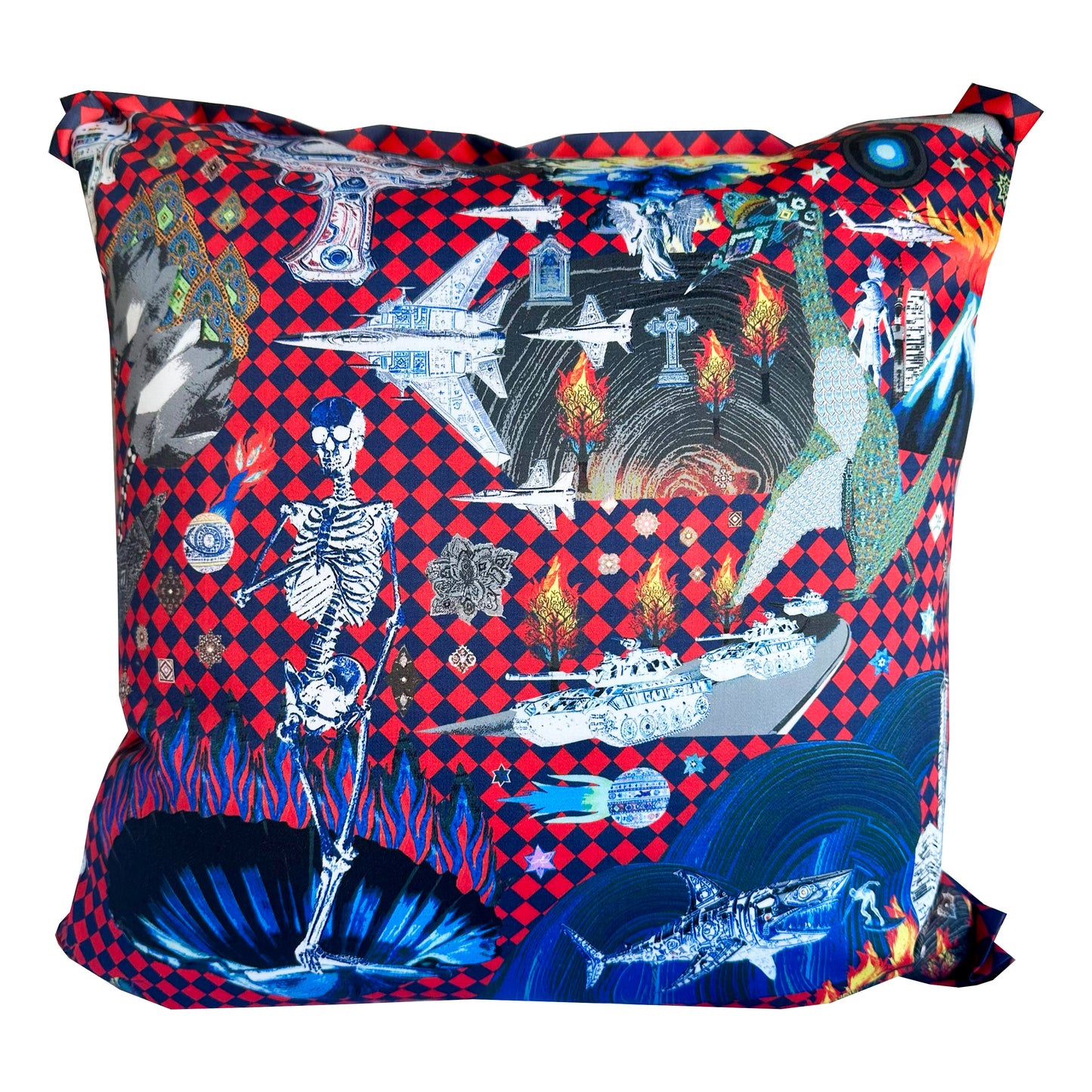 The Apocalypse Pillow 🔥☄️🤖⋆༺𓆩☠︎︎𓆪༻⋆