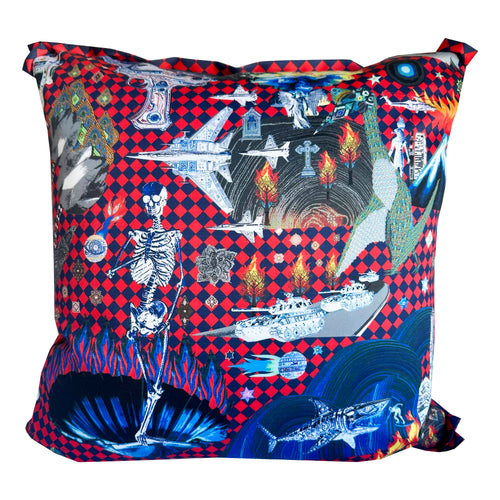 The Apocalypse Pillow 🔥☄️🤖⋆༺𓆩☠︎︎𓆪༻⋆