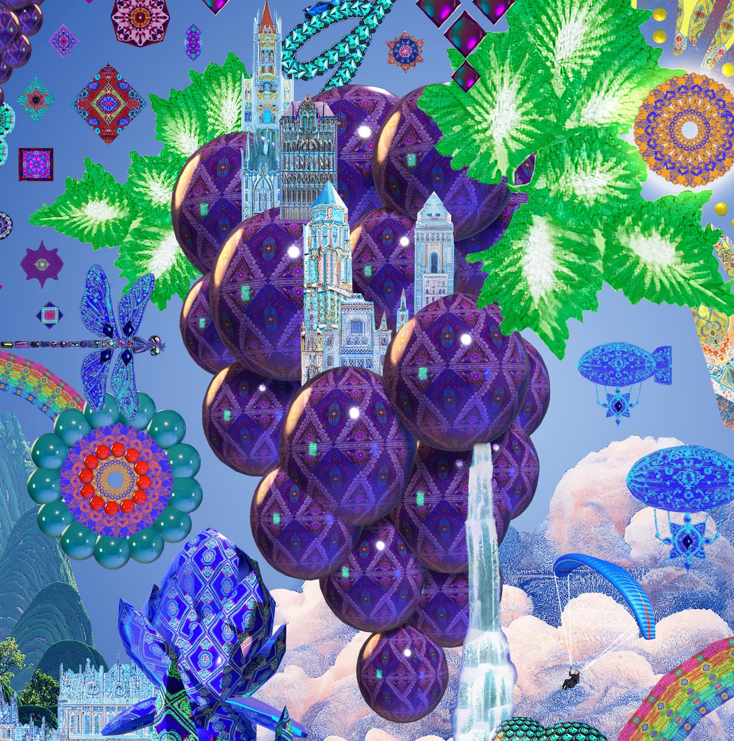 The Great Grape Pillow 18"