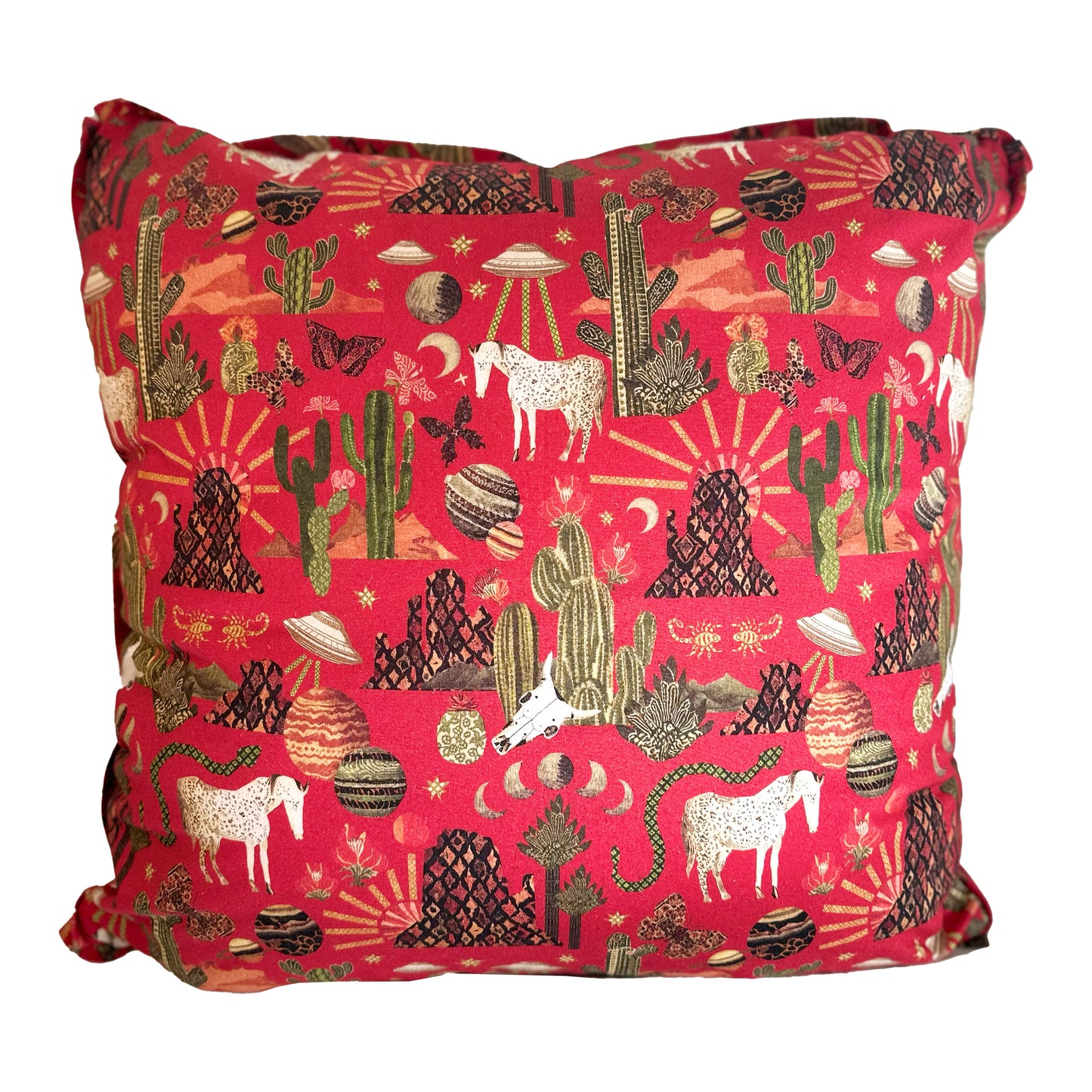 The Western Pillow - Paprika