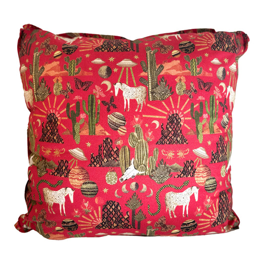 The Western Pillow - Paprika