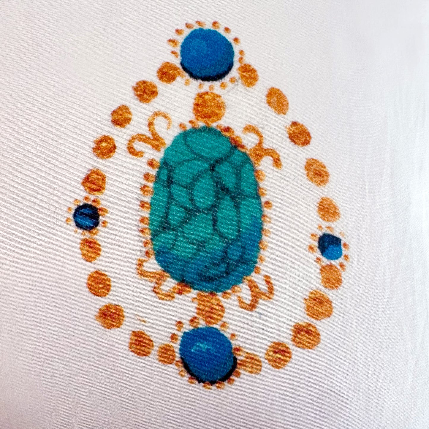 The Turquoise Gem Pillow