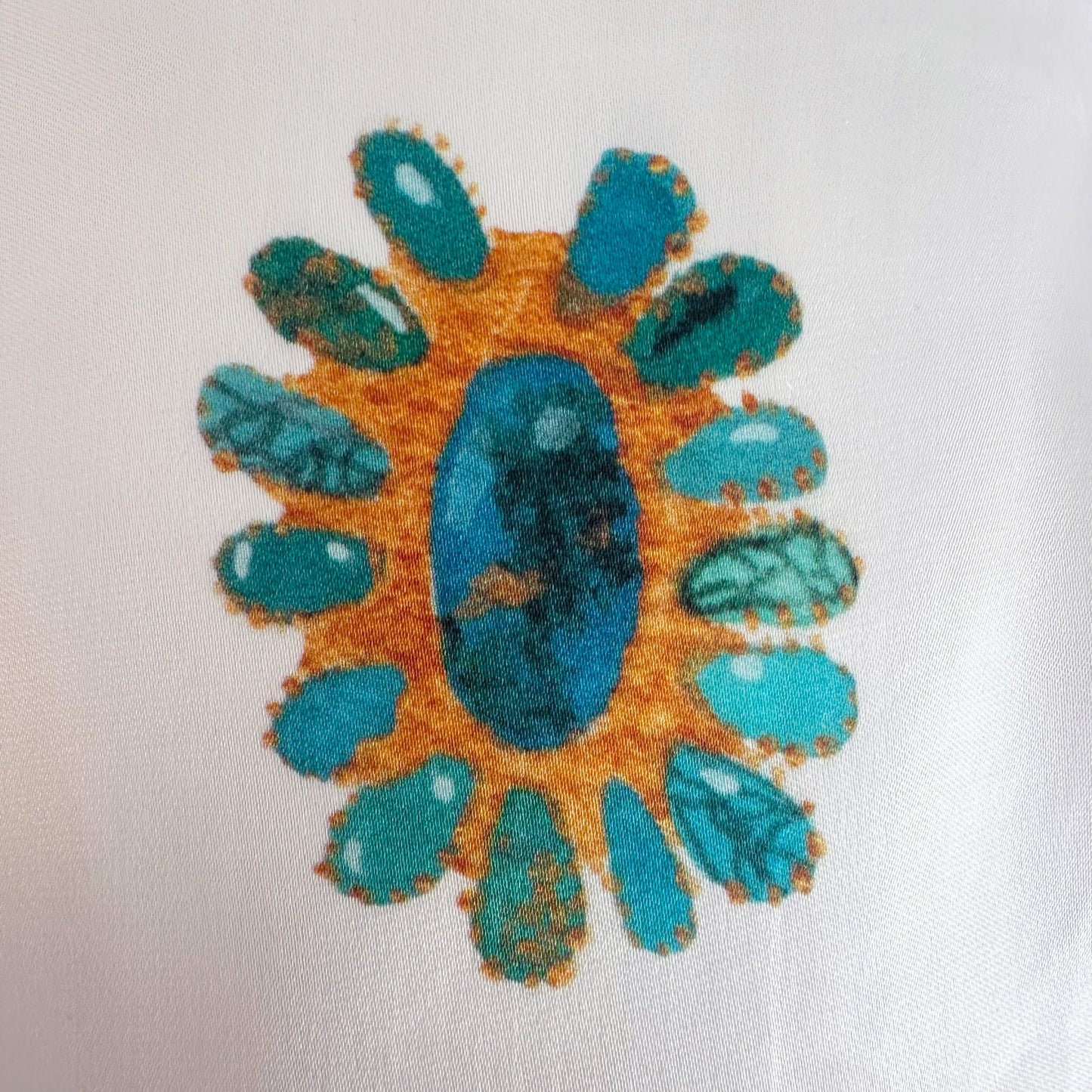 The Turquoise Gem Pillow