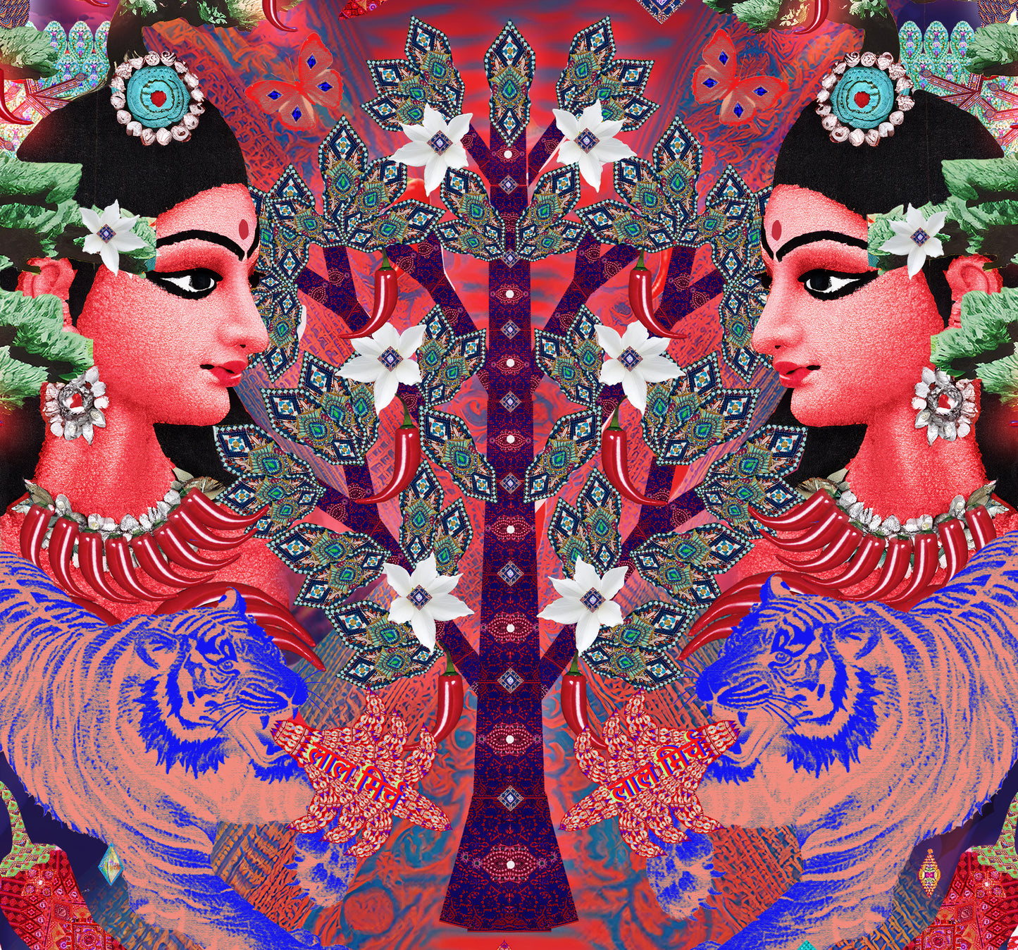 The Sacred Serrano Pillow 18"