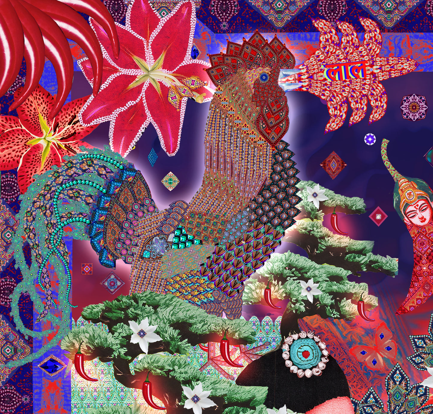 The Sacred Serrano Pillow 18"